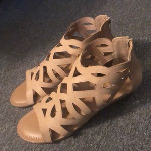 Tan sandals
